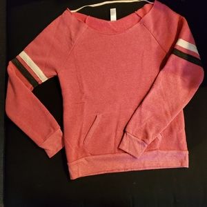 Alternative apparel earth softest pink sweatshirt